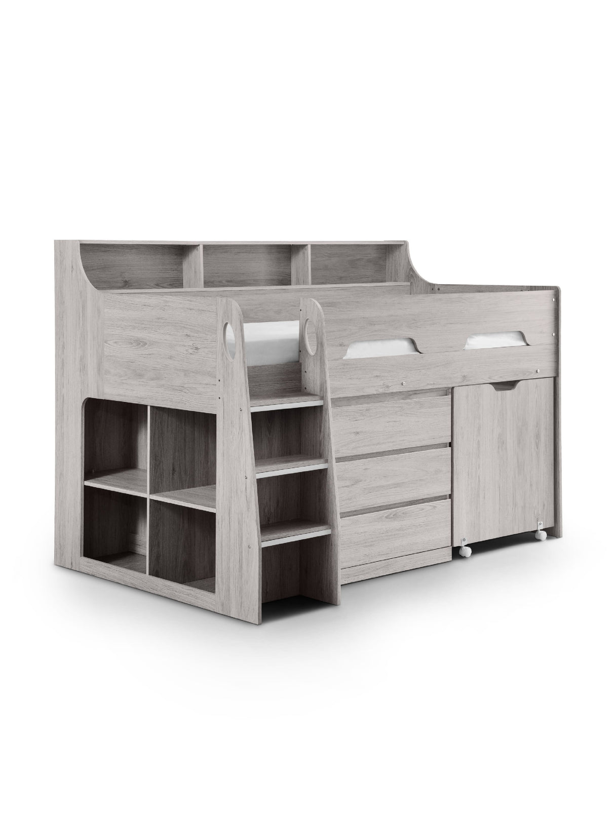 Jupiter Mid Sleeper Bed with Desk