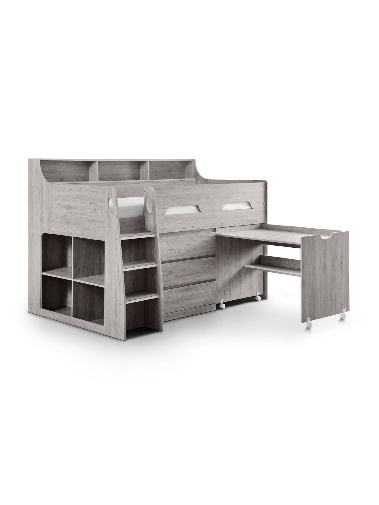 Jupiter Mid Sleeper Bed with Desk