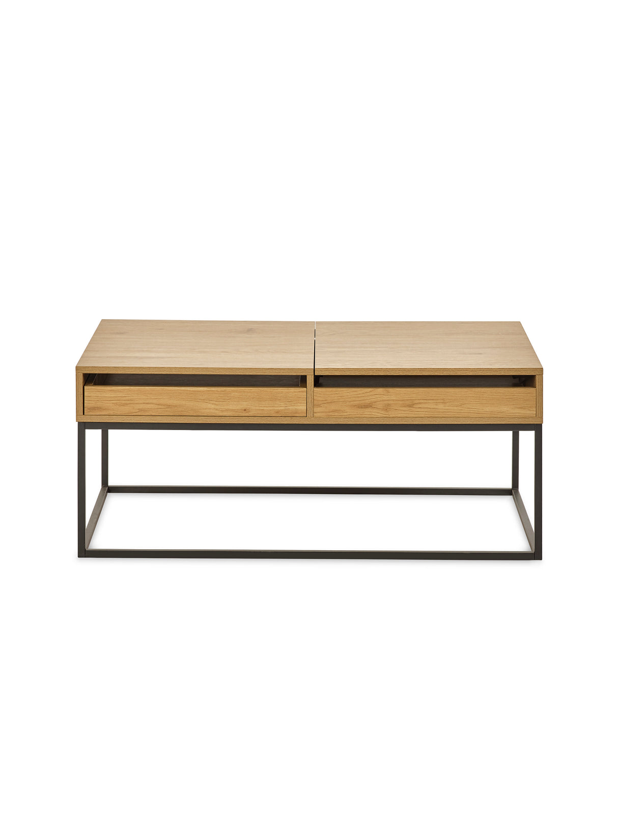 Kade Rectangular Coffee Table with Pull-Out Trays