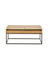 Kade Rectangular Coffee Table with Pull-Out Trays
