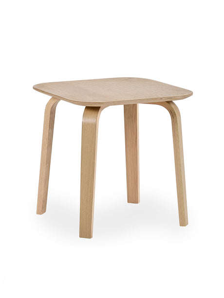 Kaito Square Side Table with Curved Legs