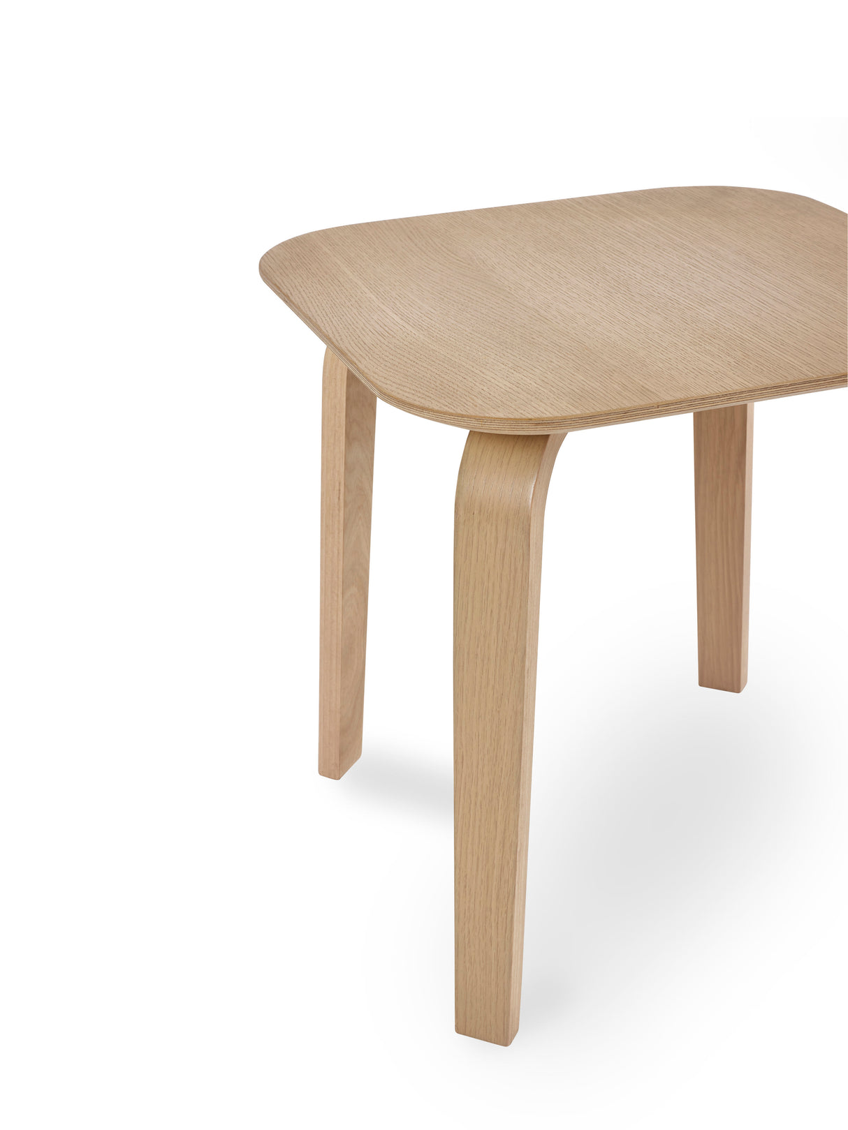 Kaito Square Side Table with Curved Legs