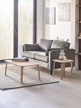Kaito Square Side Table with Curved Legs