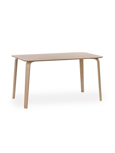 Kaito Rectangular 4 Seater Dining Table with Curved Legs