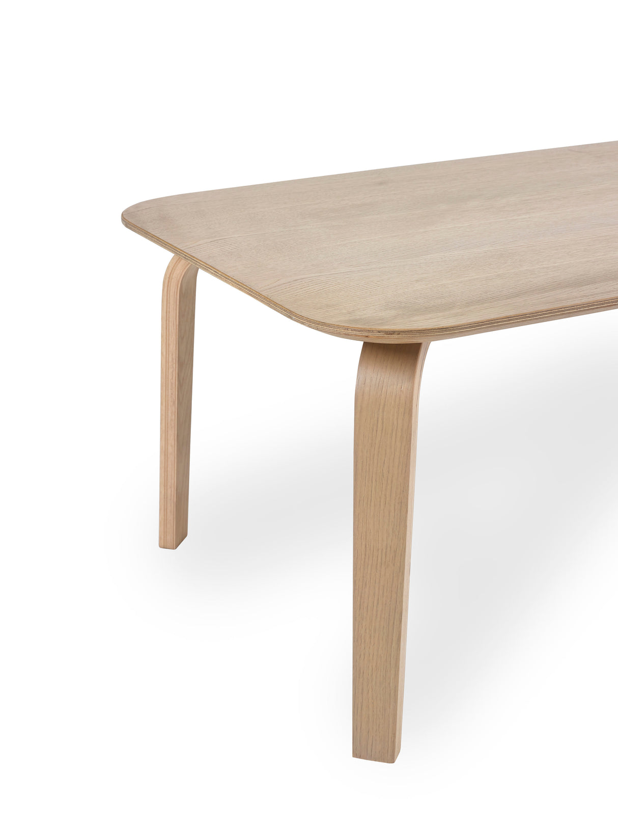 Kaito 2 Seater Dining Bench with Curved Legs