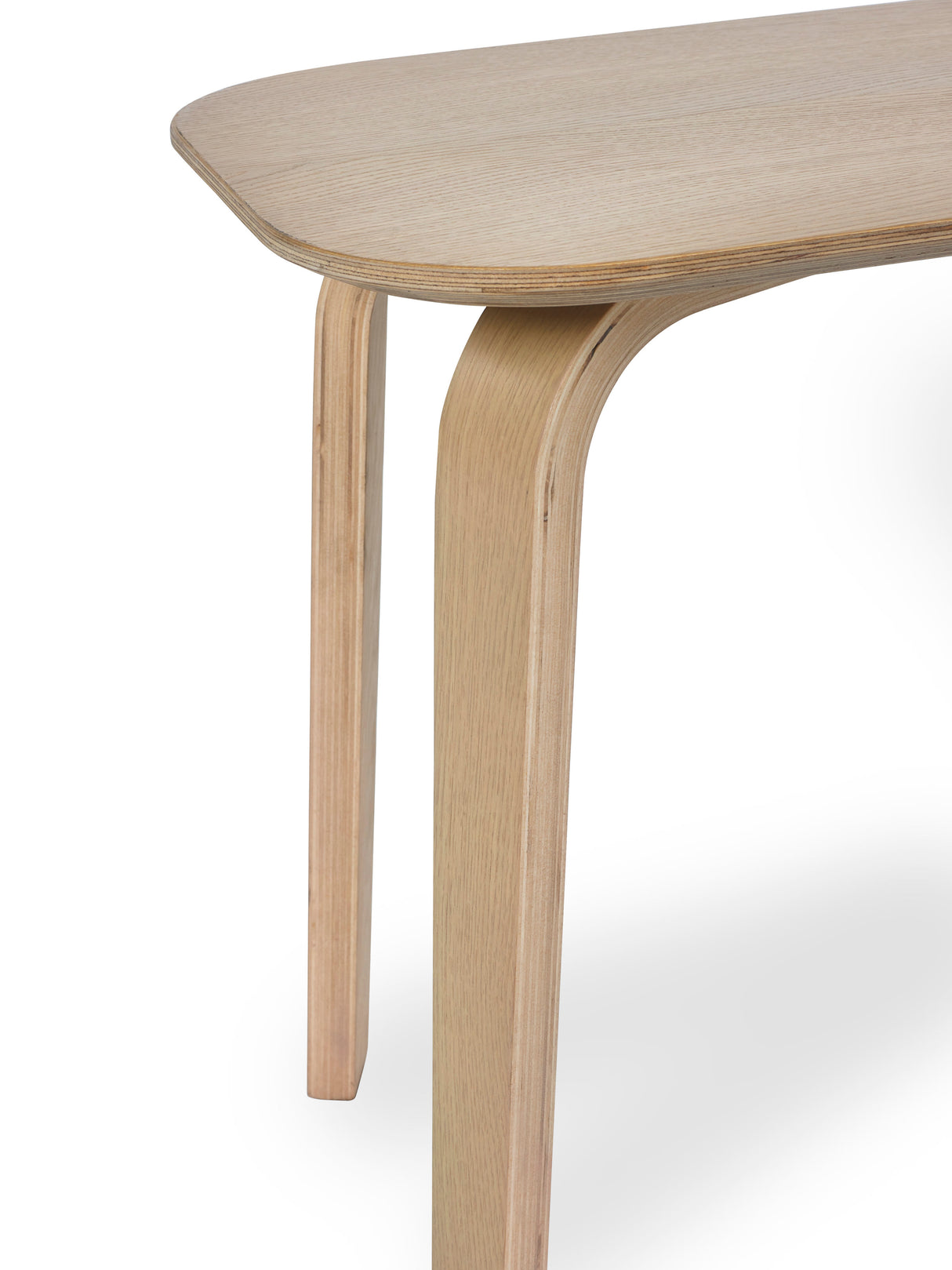 Kaito 2 Seater Dining Bench with Curved Legs