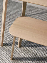 Kaito 2 Seater Dining Bench with Curved Legs