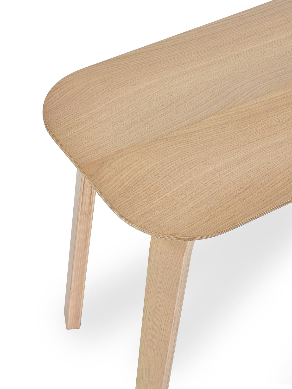 Kaito 2 Seater Dining Bench with Curved Legs