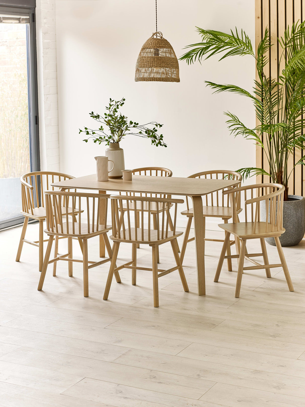 Kaito Spindle Back Dining Chair (Set of 2)