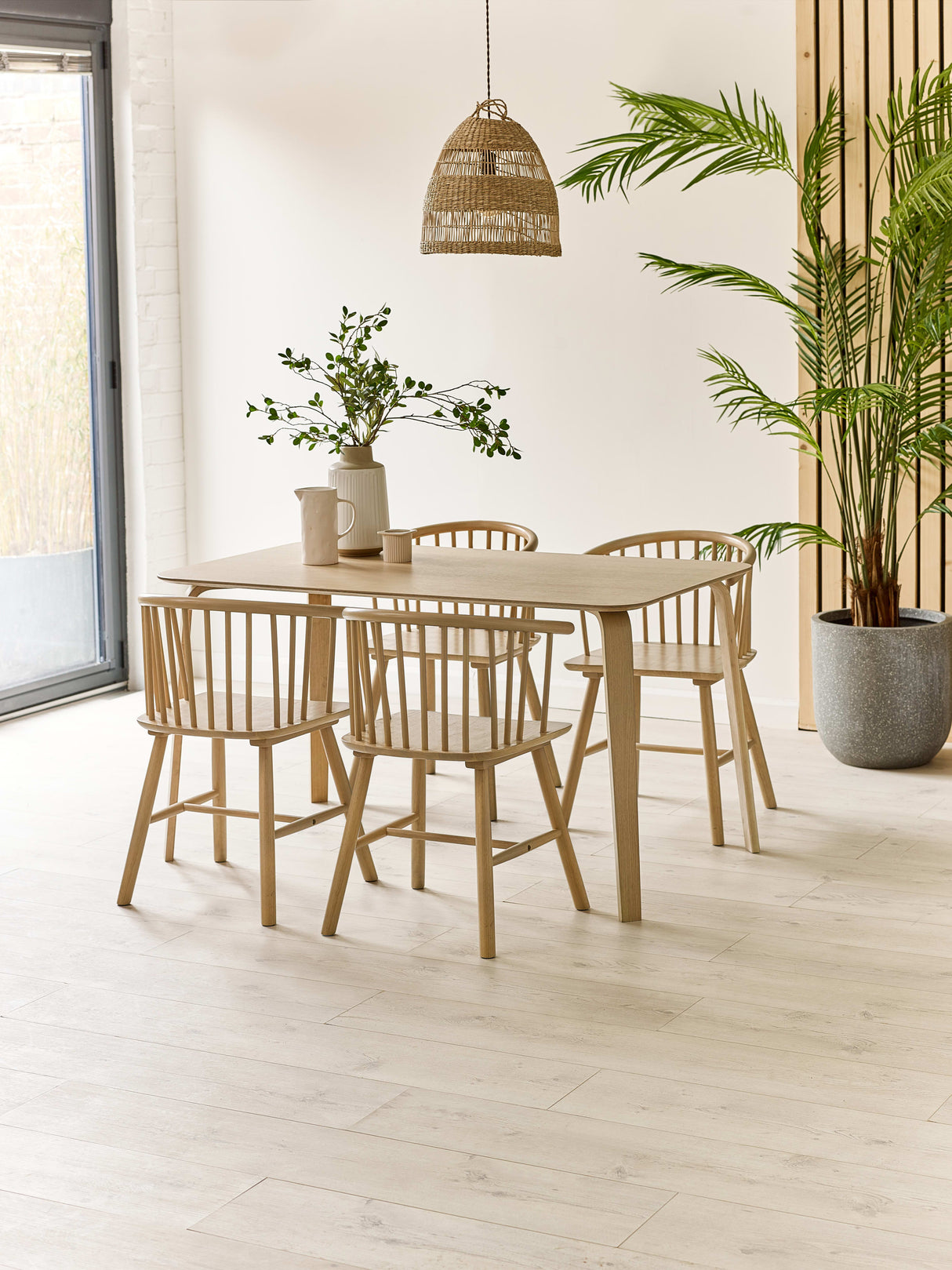 Kaito Spindle Back Dining Chair (Set of 2)