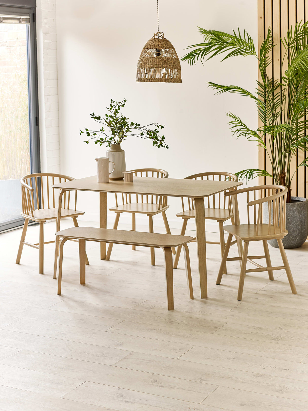 Kaito Spindle Back Dining Chair (Set of 2)