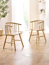 Kaito Spindle Back Dining Chair (Set of 2)
