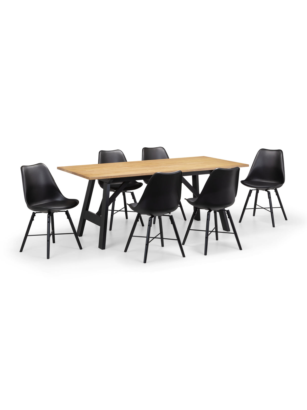 Kari Plastic Dining Chair (Set of 2)