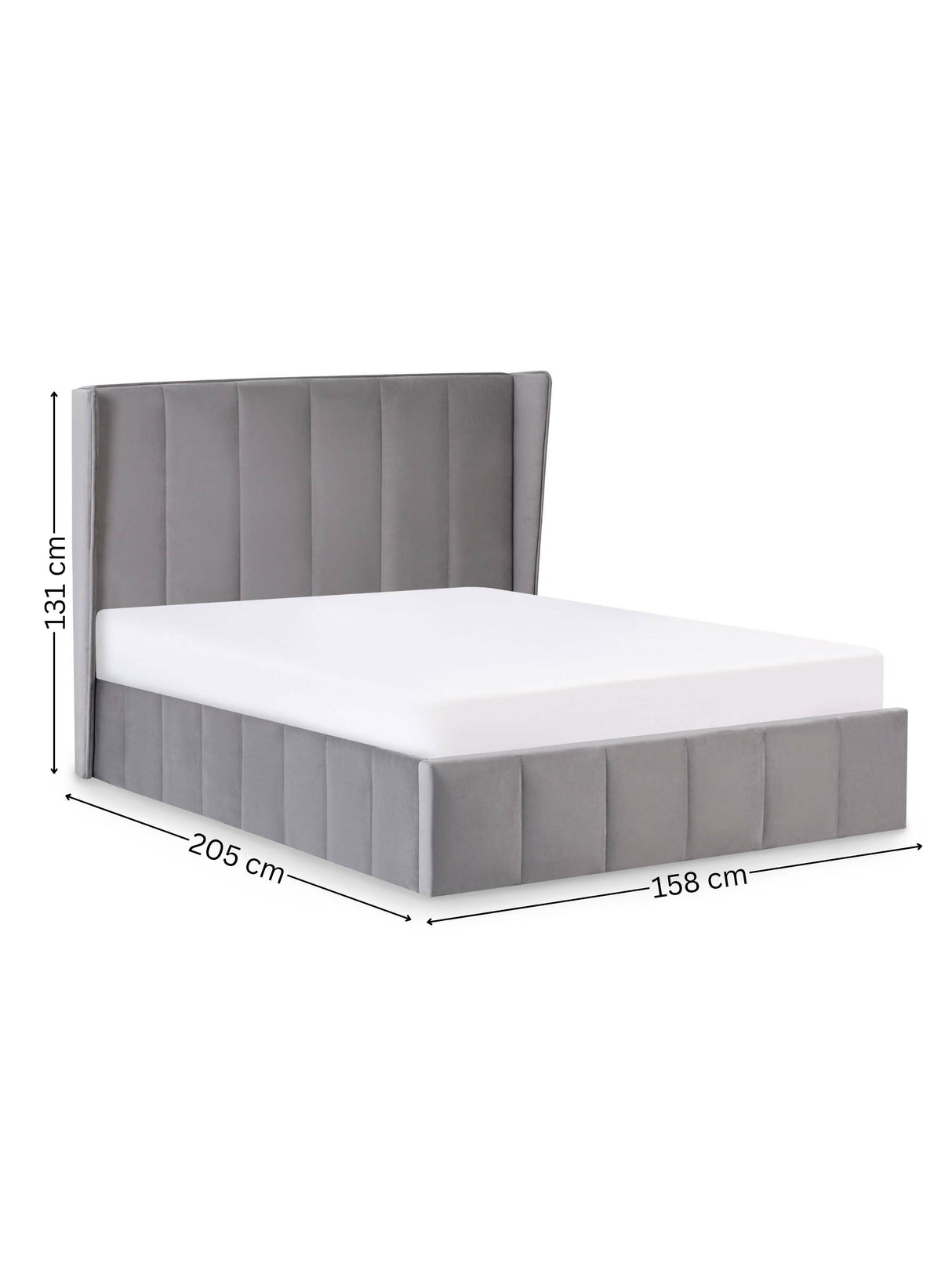 Katie Upholstered Ottoman Storage Bed