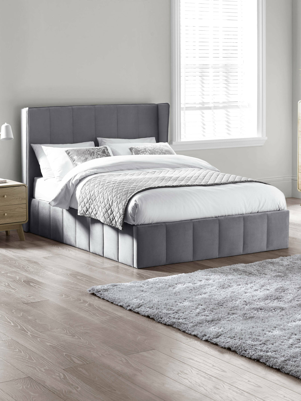 Katie Upholstered Ottoman Storage Bed