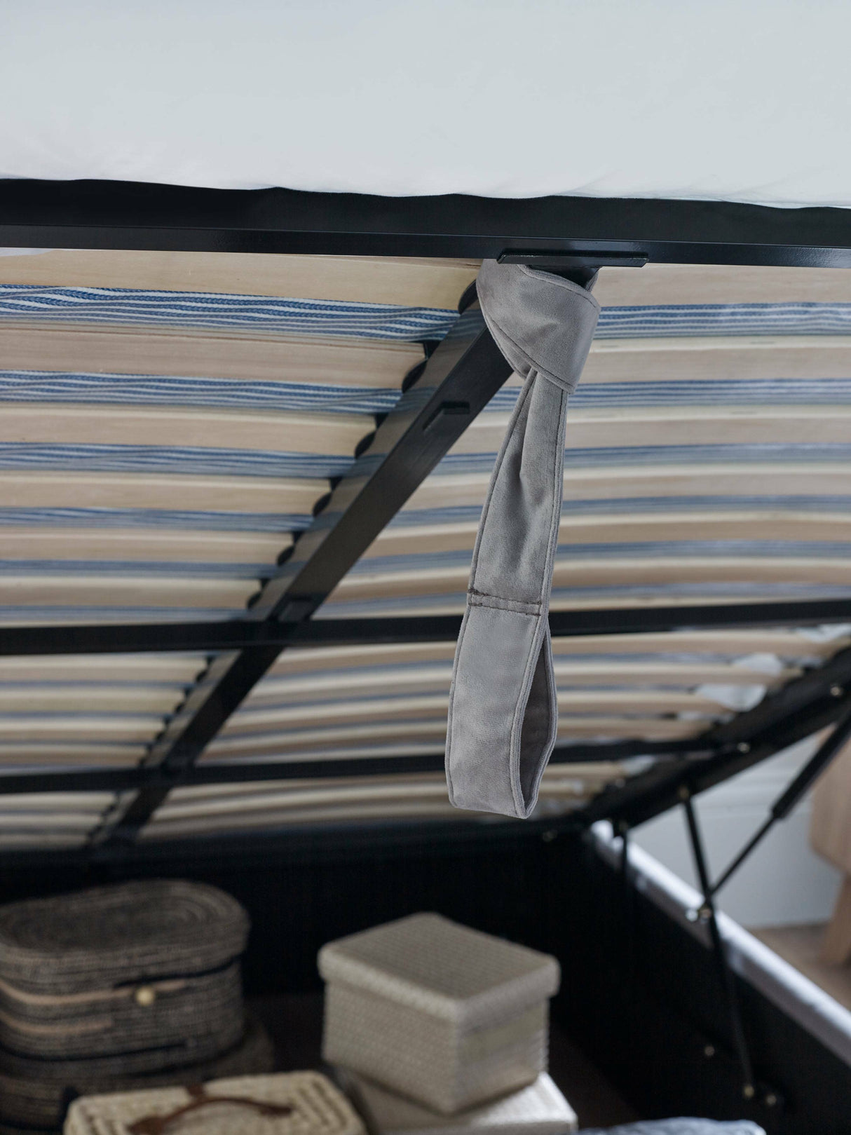 Katie Upholstered Ottoman Storage Bed