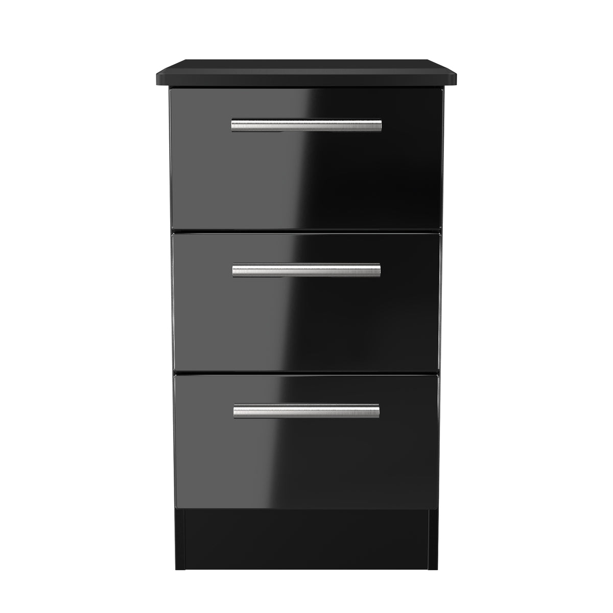 Knightsbridge 3 Drawer Bedside Cabinet