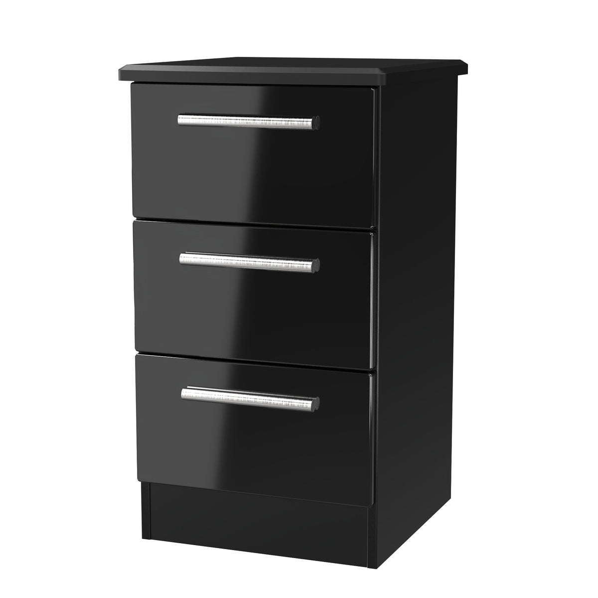 Knightsbridge 3 Drawer Bedside Cabinet