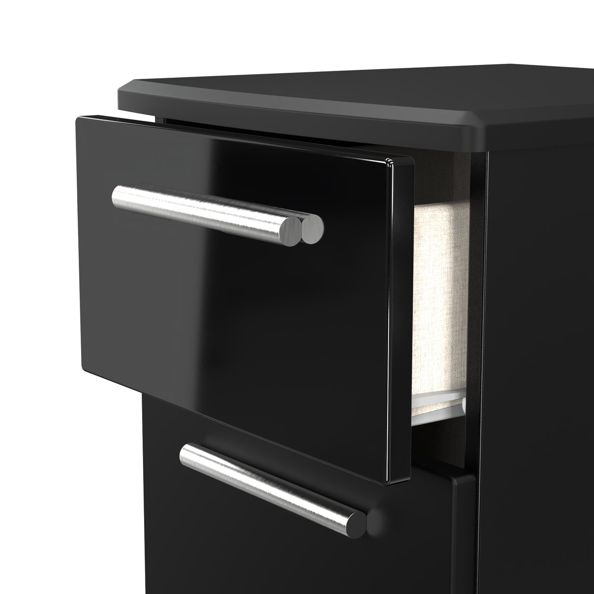 Knightsbridge 3 Drawer Bedside Cabinet