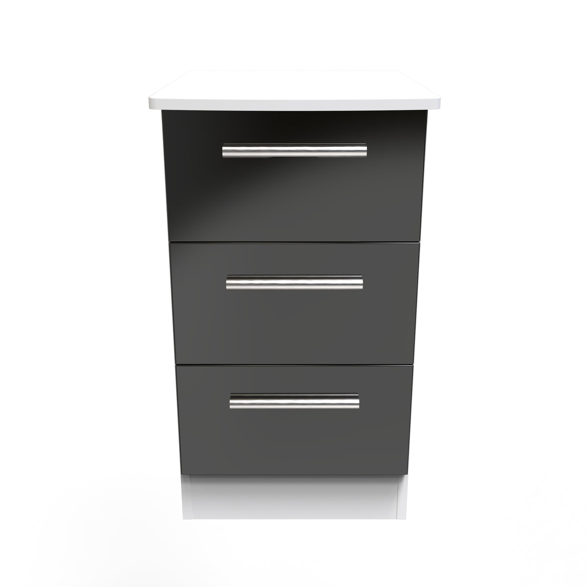 Knightsbridge 3 Drawer Bedside Cabinet