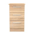 Knightsbridge 3 Drawer Bedside Cabinet
