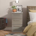 Knightsbridge 3 Drawer Bedside Cabinet