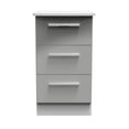 Knightsbridge 3 Drawer Bedside Cabinet
