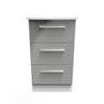 Knightsbridge 3 Drawer Bedside Cabinet