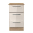 Knightsbridge 3 Drawer Bedside Cabinet