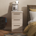 Knightsbridge 3 Drawer Bedside Cabinet