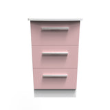 Knightsbridge 3 Drawer Bedside Cabinet