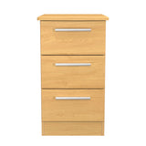 Knightsbridge 3 Drawer Bedside Cabinet