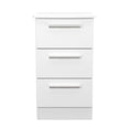 Knightsbridge 3 Drawer Bedside Cabinet
