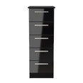 Knightsbridge 5 Drawer Bedside Cabinet