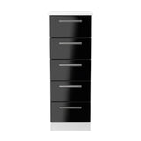 Knightsbridge 5 Drawer Bedside Cabinet