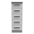 Knightsbridge 5 Drawer Bedside Cabinet