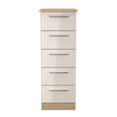 Knightsbridge 5 Drawer Bedside Cabinet