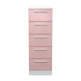 Knightsbridge 5 Drawer Bedside Cabinet