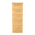 Knightsbridge 5 Drawer Bedside Cabinet