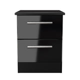 Knightsbridge 2 Drawer Bedside Cabinet