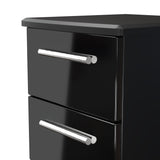 Knightsbridge 2 Drawer Bedside Cabinet
