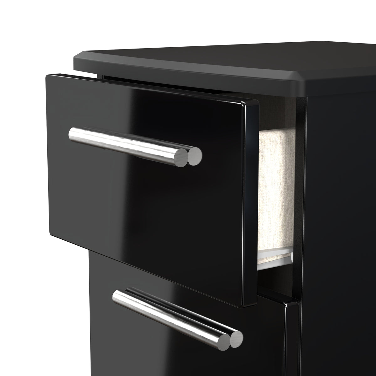 Knightsbridge 2 Drawer Bedside Cabinet