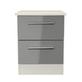 Knightsbridge 2 Drawer Bedside Cabinet
