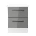 Knightsbridge 2 Drawer Bedside Cabinet