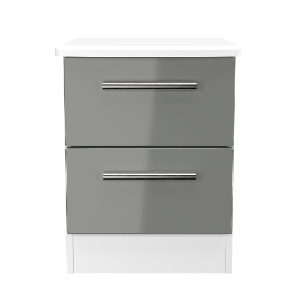 Knightsbridge 2 Drawer Bedside Cabinet