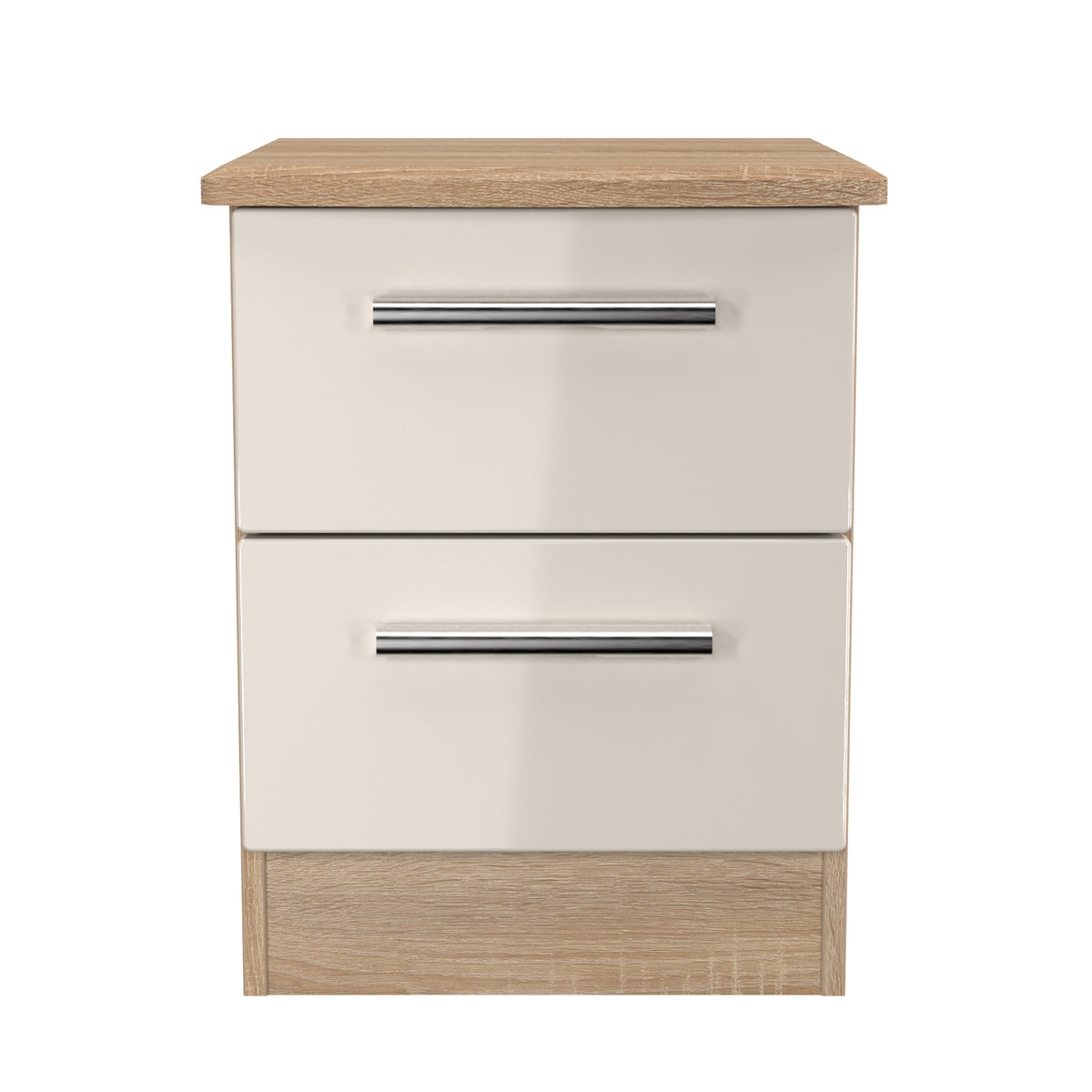 Knightsbridge 2 Drawer Bedside Cabinet