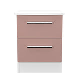 Knightsbridge 2 Drawer Bedside Cabinet