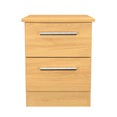 Knightsbridge 2 Drawer Bedside Cabinet