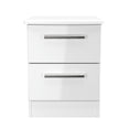 Knightsbridge 2 Drawer Bedside Cabinet