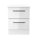 Knightsbridge 2 Drawer Bedside Cabinet